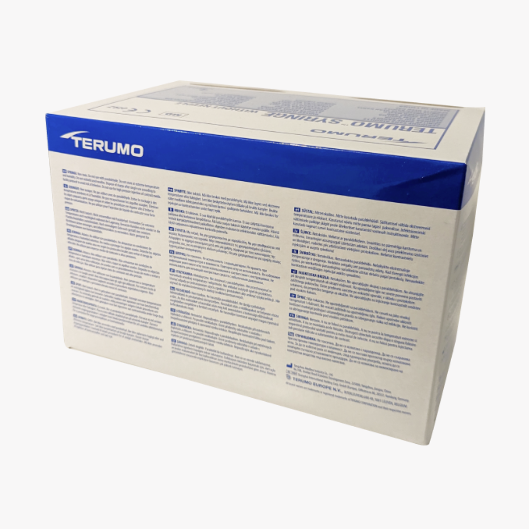 Terumo 3ml Syringe Barrel box back Terumo 3ml Syringe Barrel box back