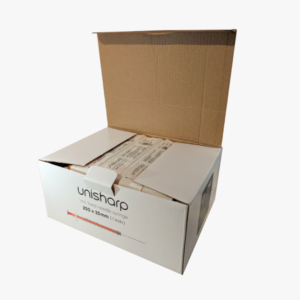 Unisharp 1ml 25g 25mm Fixed Needle Syringe open