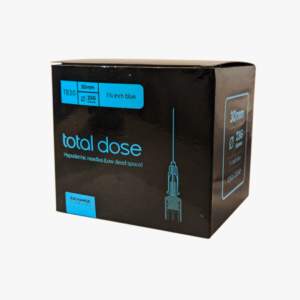 Unisharp Blue 23g 30mm Needle front