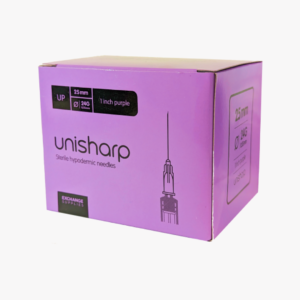 Unisharp Purple 24g 25mm Needle front